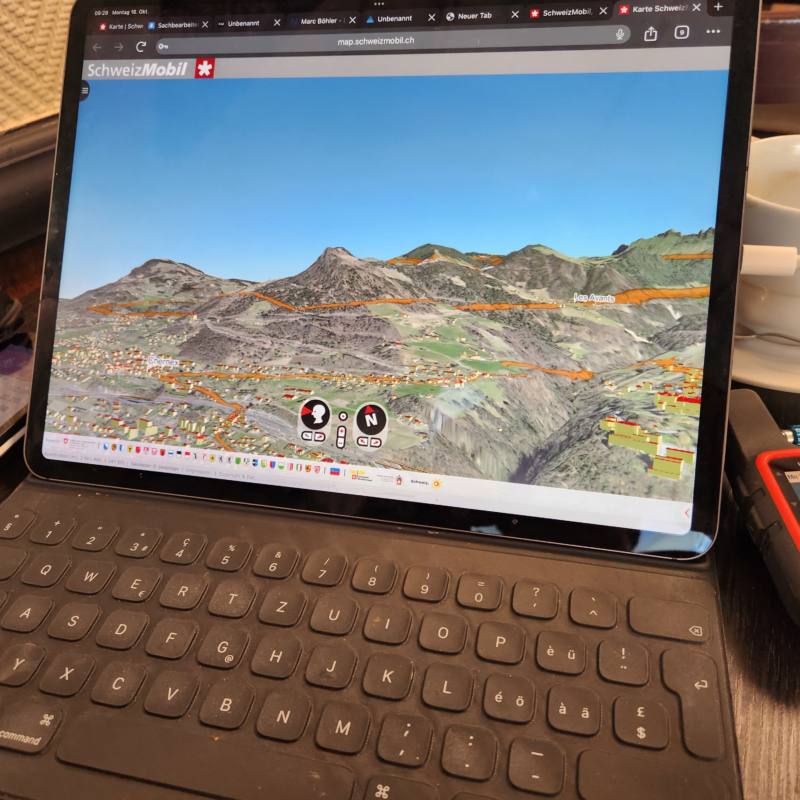 SchweizMobil 3D Karte